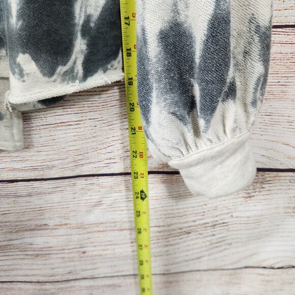 Pol Jacket Womens Small French Terry Tie Dyed Button Down Oversized Y2K Grunge - Picture 8 of 10